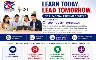 CSC Civil Service Institute Opens Self-Paced eLearning Courses for Government Employees